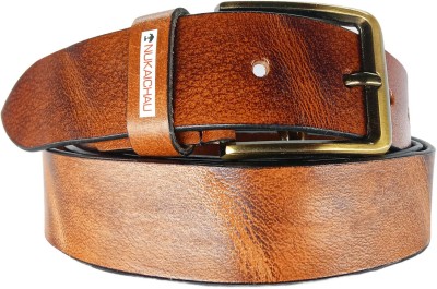 NUKAICHAU Boys & Girls Formal, Casual, Evening, Party Brown Genuine Leather Belt