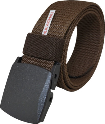 NUKAICHAU Boys & Girls Casual, Evening, Party Brown Nylon Belt