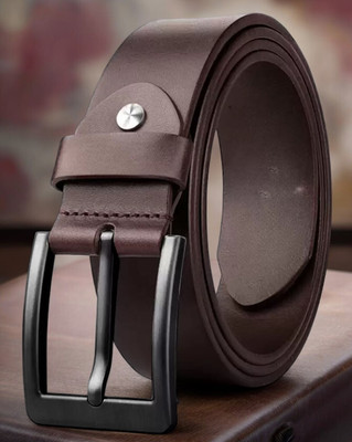 Roadster Men Formal, Casual, Evening, Party Brown Genuine Leather Belt
