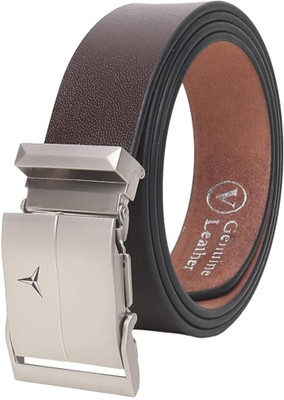 USL Men Brown Genuine Leather Belt