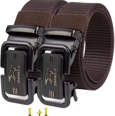 Front Look Boys Casual Multicolor Canvas Belt