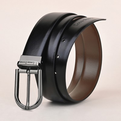 LOUIS STITCH Men Casual, Formal Black, Brown Genuine Leather Reversible Belt