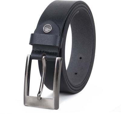 Roadster Men Formal Black Genuine Leather Belt