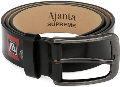 ajanta supreme Men Formal Black Genuine Leather Belt