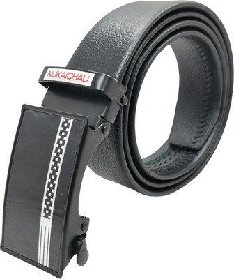 NUKAICHAU Boys Formal, Casual, Evening, Party Black Artificial Leather, Texas Leatherite Belt