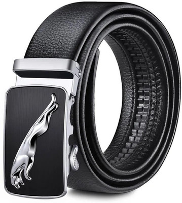 cyan Collection Men Casual, Formal, Party, Evening Black Artificial Leather Belt