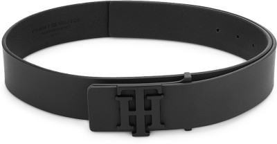 TOMMY HILFIGER Men Casual Black Genuine Leather Belt