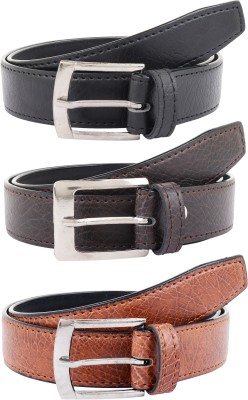 ZACHARIAS Boys Casual, Party, Formal Brown, Tan, Black Synthetic Belt