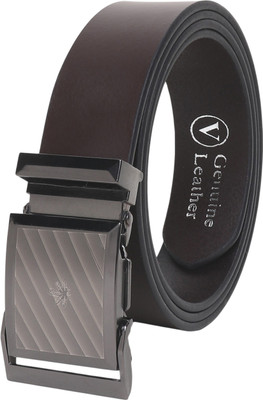 LOOPA Men Formal, Casual, Evening, Party Brown Genuine Leather Belt