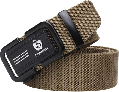 ShopGlobal Men Casual Brown Synthetic Belt