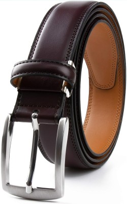 LEATHERTONE Men Casual, Formal, Party Brown Texas Leatherite Belt