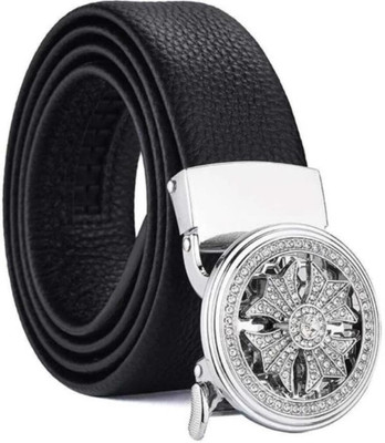 Icongadget Men Black Texas Leatherite Belt