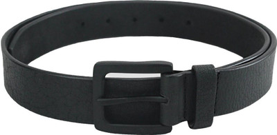 WROGN Men Formal Black Genuine Leather Belt