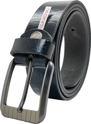 NUKAICHAU Men Formal, Casual, Evening, Party Black Genuine Leather Belt