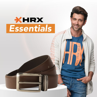 HRX by Hrithik Roshan Men Brown Genuine Leather Belt