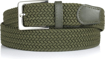 Okara Men & Women Casual Green Fabric Belt
