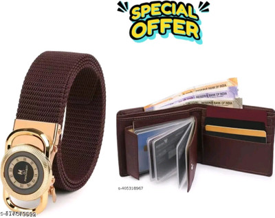 TPM Men Casual, Evening, Formal, Party Multicolor Nylon Belt