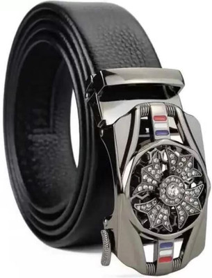 Icongadget Men Casual, Formal, Evening, Party Black Synthetic Belt
