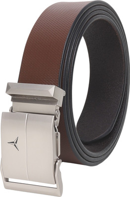 LOOPA Men Formal, Casual, Evening, Party Brown Genuine Leather Belt