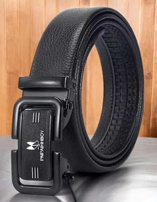 METRONAUT Men Formal, Casual, Formal, Party Black Artificial Leather Belt