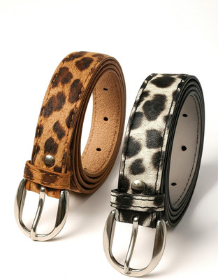 OODI Women Casual Brown Synthetic Belt