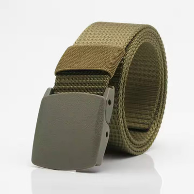 VEMILIO Boys Casual, Evening, Party Green Nylon Belt