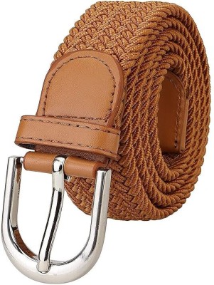 elivor Women Casual, Evening, Formal Tan Artificial Leather Belt