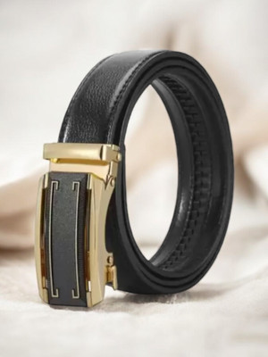 Joro Boys Casual, Formal, Party, Evening Black, Gold Artificial Leather Belt