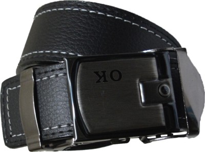 house of common Men Formal Black Synthetic Belt