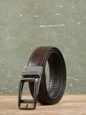 Teakwood Leathers Men Brown Genuine Leather Belt