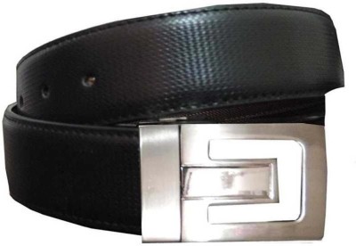 Sulit Men Formal Brown, Black Artificial Leather Reversible Belt