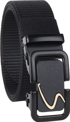 house of common Men Casual Black Synthetic Belt