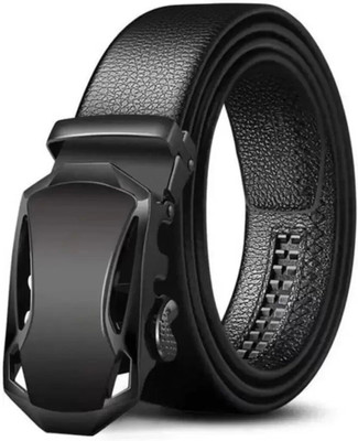 Quotes craft Men Casual, Formal, Party Black Artificial Leather Belt
