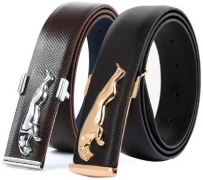 DARKLEATHERIS Men Casual, Evening, Party, Formal Black, Brown Artificial Leather Belt