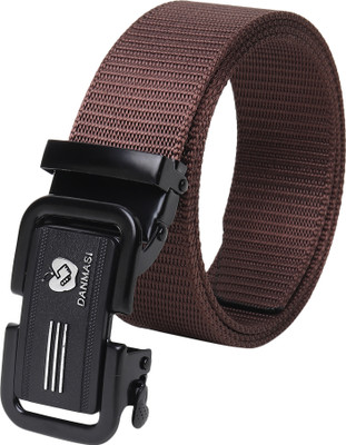 PROVOGUE Men Casual Brown Nylon Belt