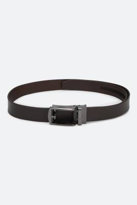 LOUIS PHILIPPE Men Casual Black Genuine Leather Reversible Belt