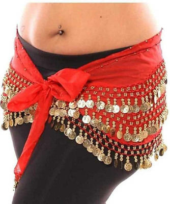 Culture Creation Women Evening Red Fabric Belt