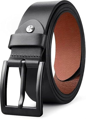 ShopGlobal Men & Women Casual, Evening, Formal, Party Black, Brown Artificial Leather Belt