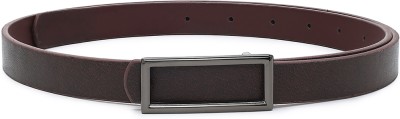 Crusset Girls Casual Brown Synthetic Reversible Belt