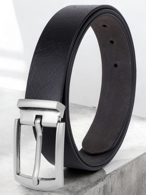 METRONAUT Men Casual, Evening, Formal, Party Black Texas Leatherite Belt