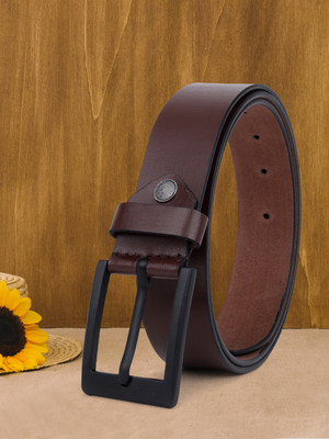 METRONAUT Men Formal Brown Genuine Leather Belt