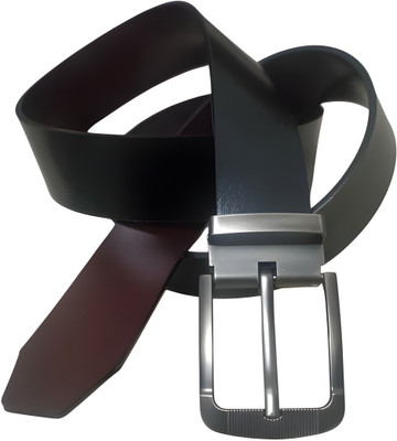 MedSin Men Casual, Evening, Formal, Party Black, Brown Artificial Leather Reversible Belt