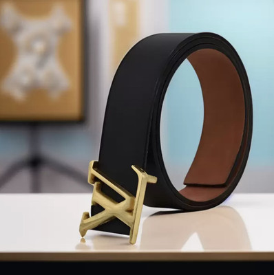 LOOF TRADER Men Casual, Evening, Formal Black Artificial Leather Belt