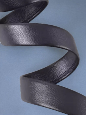 ShopGlobal Men Casual Black Artificial Leather, Texas Leatherite Belt