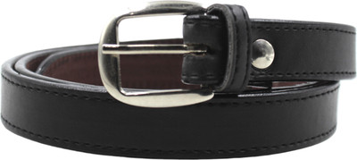 Niddleman Girls Casual, Formal Black Artificial Leather Belt