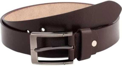 Craft India Men Casual Brown Genuine Leather Belt
