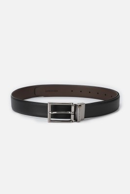 PETER ENGLAND Men Formal Black Genuine Leather Belt