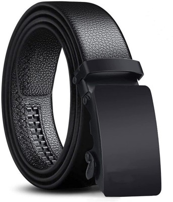 Daller Boys & Girls Casual Black Genuine Leather Reversible Belt