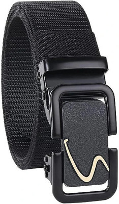 Men Black Nylon Belt