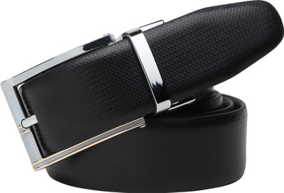 esstain Men Formal, Casual Black, Brown Genuine Leather Reversible Belt